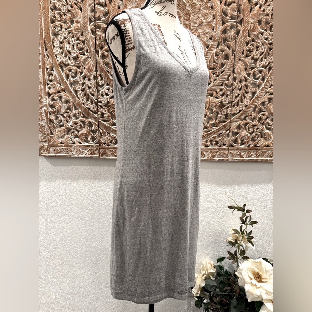 Threads 4 Thought Grey Organic Cotton, Recycled Poly Dress, w/ Modal Lining - Picture 3 of 12
